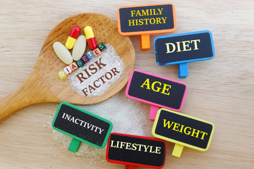 a wooden spoon filled with colorful magnets next to a sign